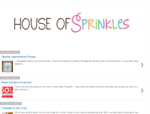 Tablet Screenshot of houseofsprinkles.com